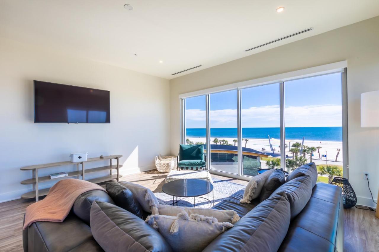 Luxury 4 Bedroom Beachfront Condo With Rooftop Pool Next To The Hangout! Gp 303 海湾海岸 外观 照片
